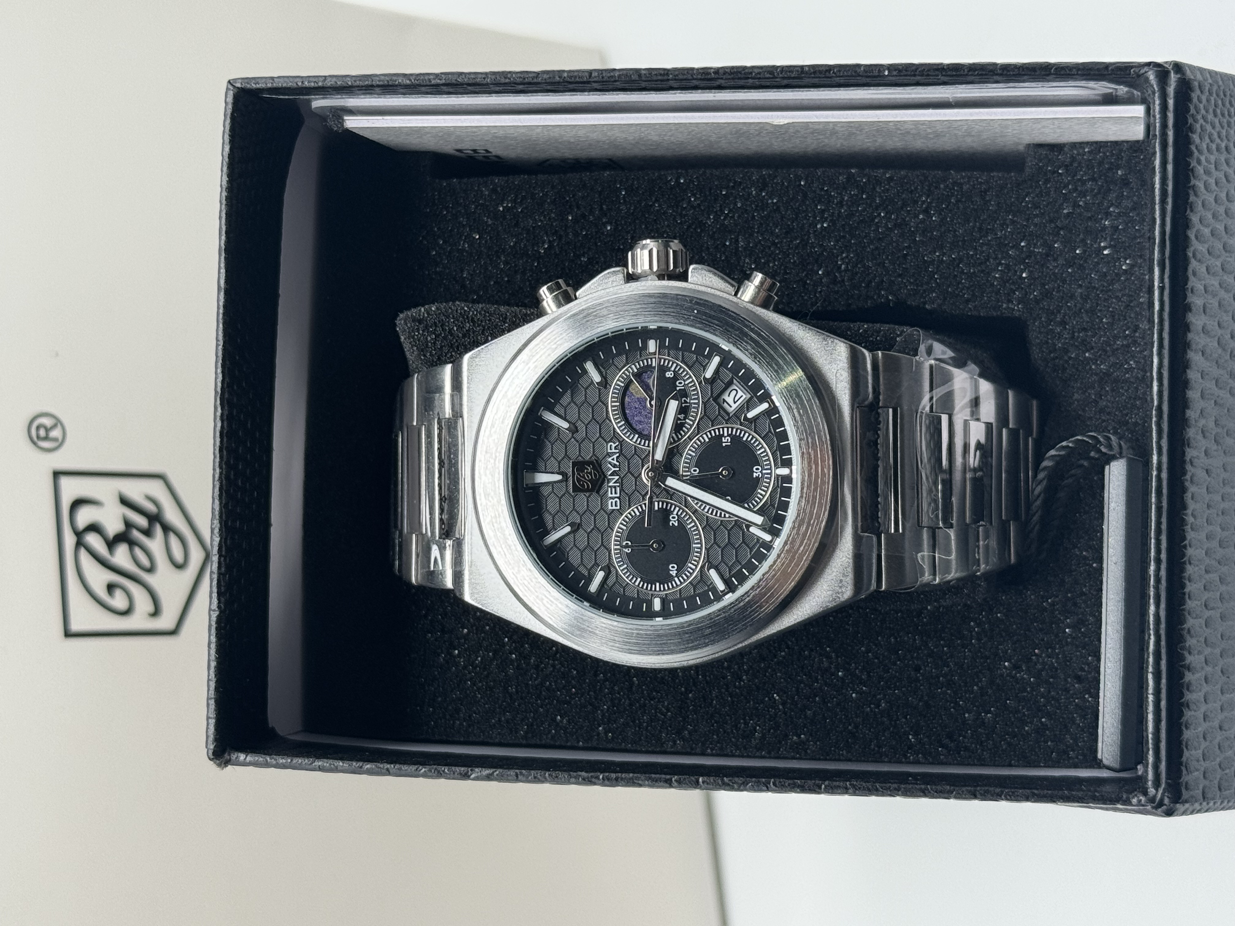 BENYAR Watch 5220 Define your Elegance. Define your Time Black silver