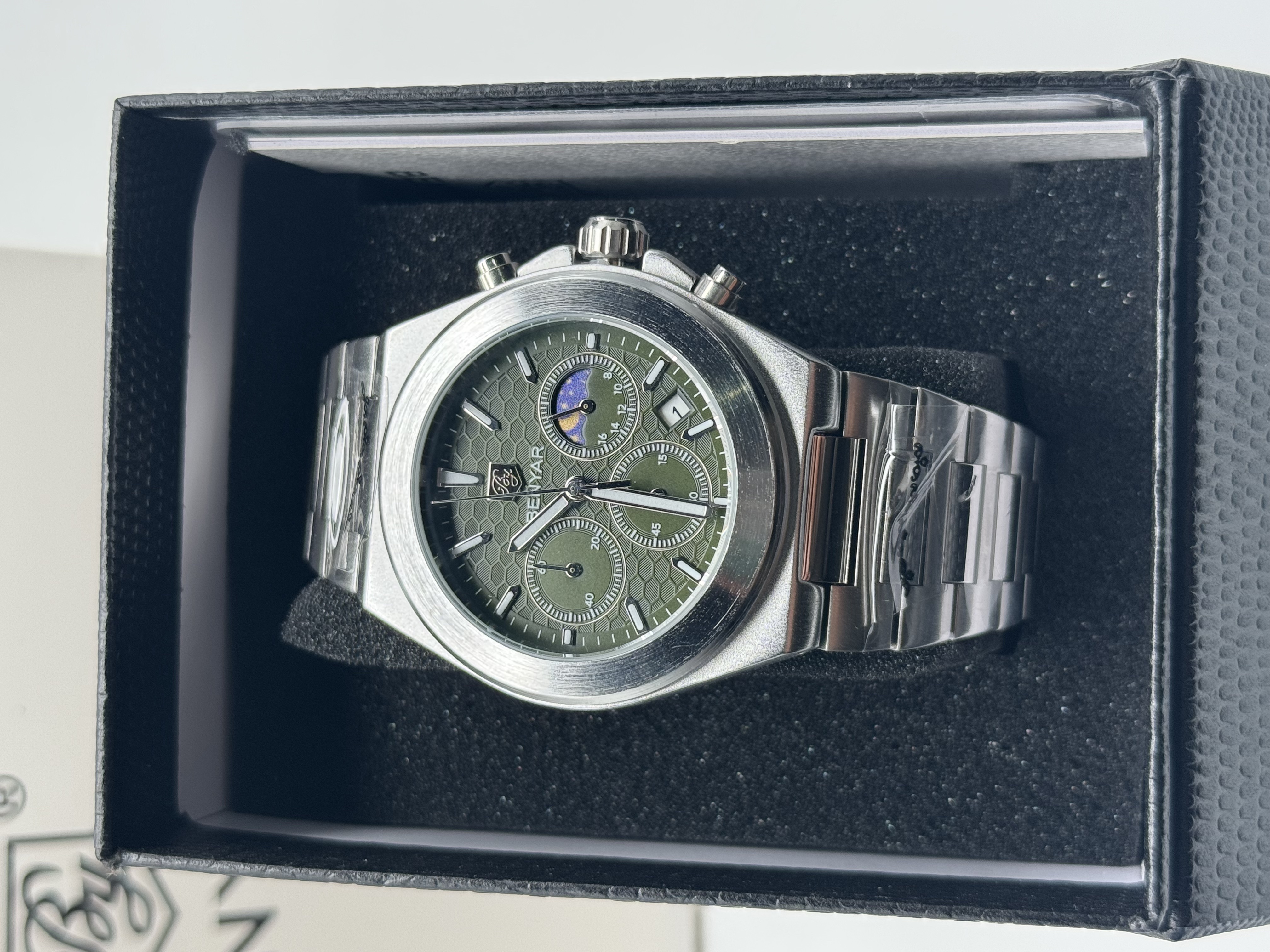 BENYAR Watch 5220 Define your Elegance. Define your Time Green silver