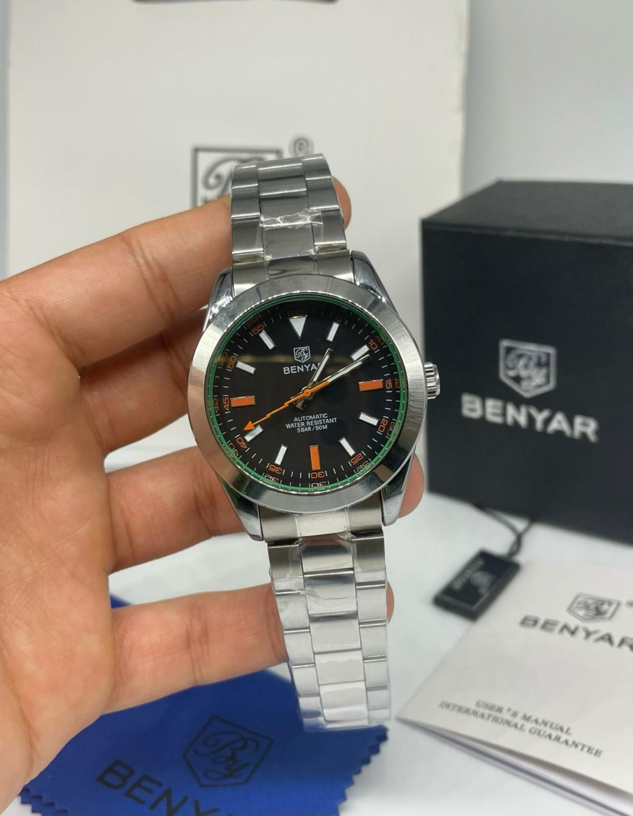 BENYAR Watch 5218 is not an accessory, it is a statement of personality automatique BLACK